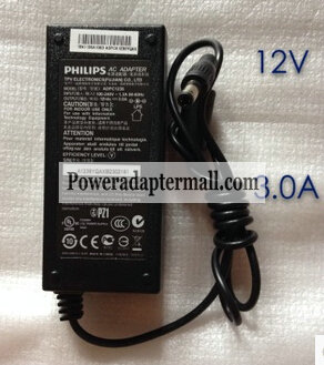 NEW Genuine 36W Philips 12V 3A ADPC1236 AC adapter power Supply